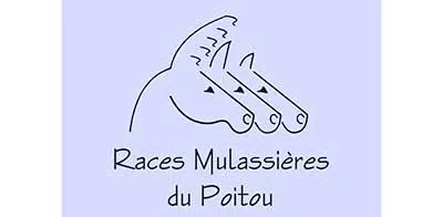 Logo de l'OS des races mulassières du Poitou association adhérente du Cregene