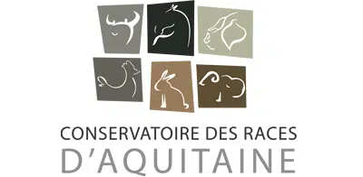 Logo du conservatoire des Races d'Aquitaine